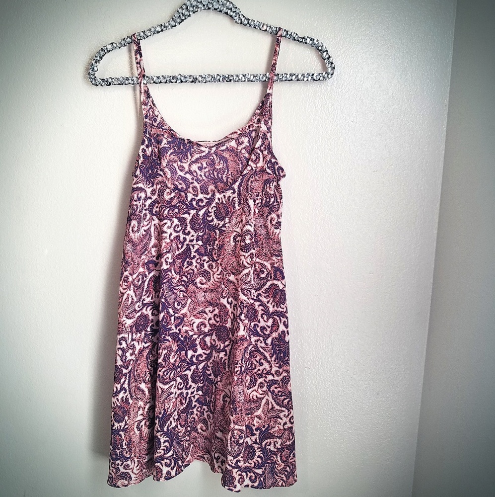 FREE PEOPLE Intimately Paisley Flirty Slip XS